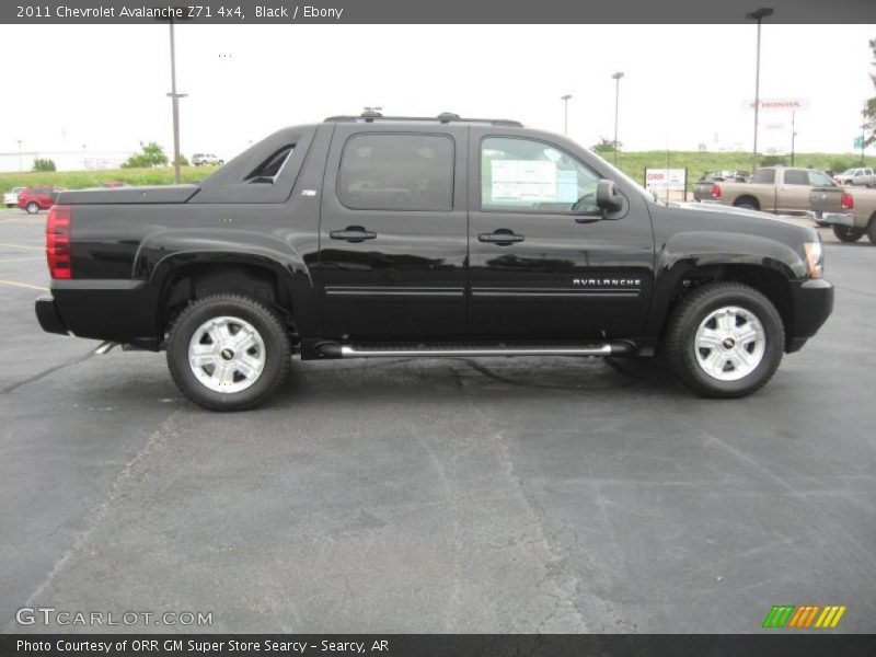 Black / Ebony 2011 Chevrolet Avalanche Z71 4x4