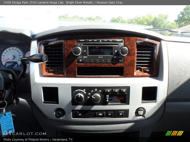 Bright Silver Metallic / Medium Slate Gray 2008 Dodge Ram 1500 Laramie Mega Cab