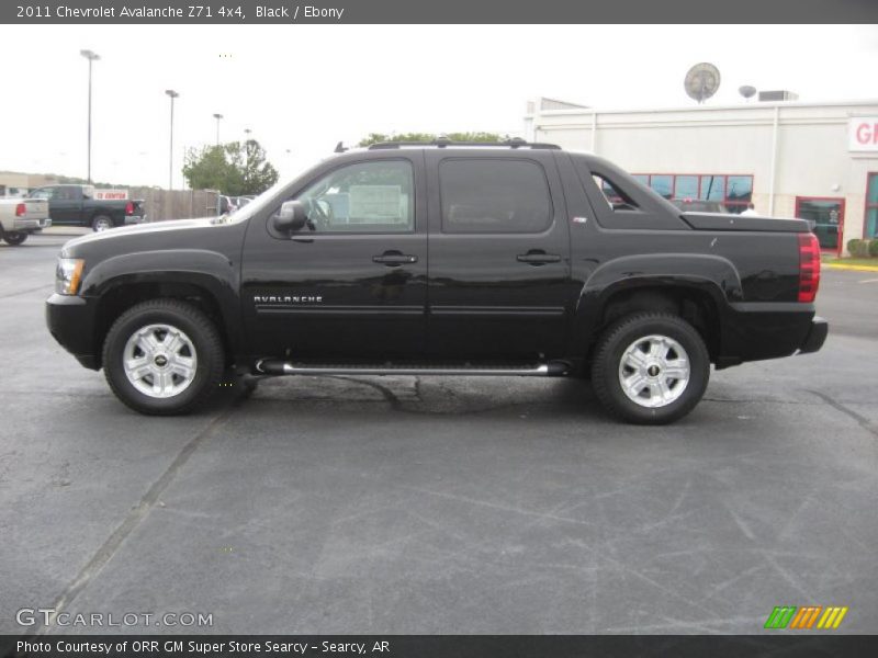 Black / Ebony 2011 Chevrolet Avalanche Z71 4x4