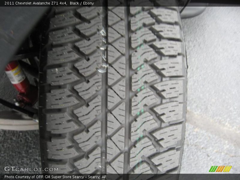 Black / Ebony 2011 Chevrolet Avalanche Z71 4x4