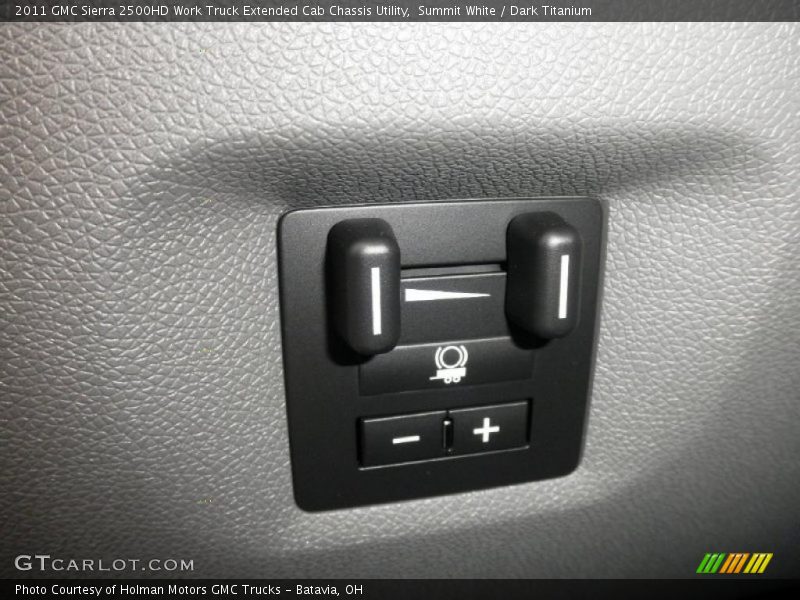 Summit White / Dark Titanium 2011 GMC Sierra 2500HD Work Truck Extended Cab Chassis Utility