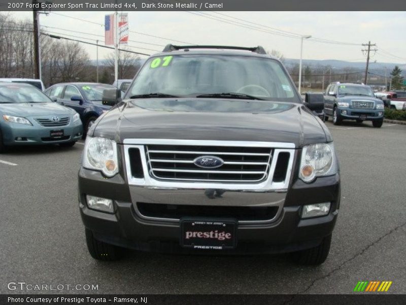 Dark Stone Metallic / Camel 2007 Ford Explorer Sport Trac Limited 4x4