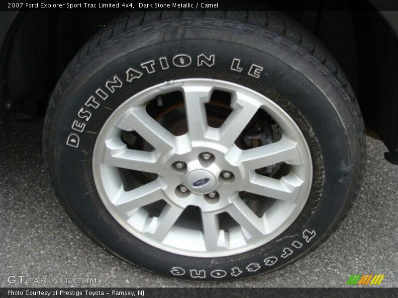 Dark Stone Metallic / Camel 2007 Ford Explorer Sport Trac Limited 4x4