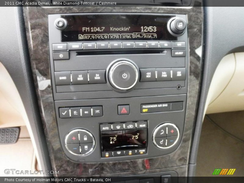 Controls of 2011 Acadia Denali