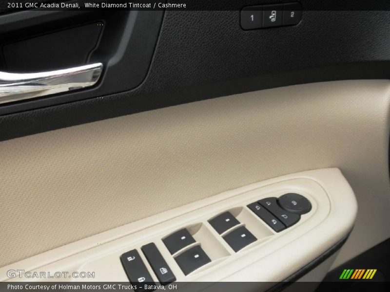 White Diamond Tintcoat / Cashmere 2011 GMC Acadia Denali