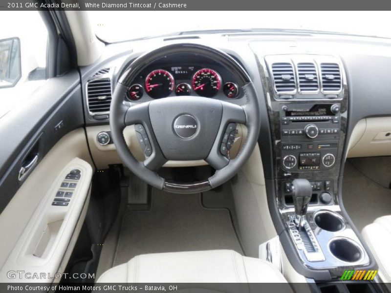 White Diamond Tintcoat / Cashmere 2011 GMC Acadia Denali
