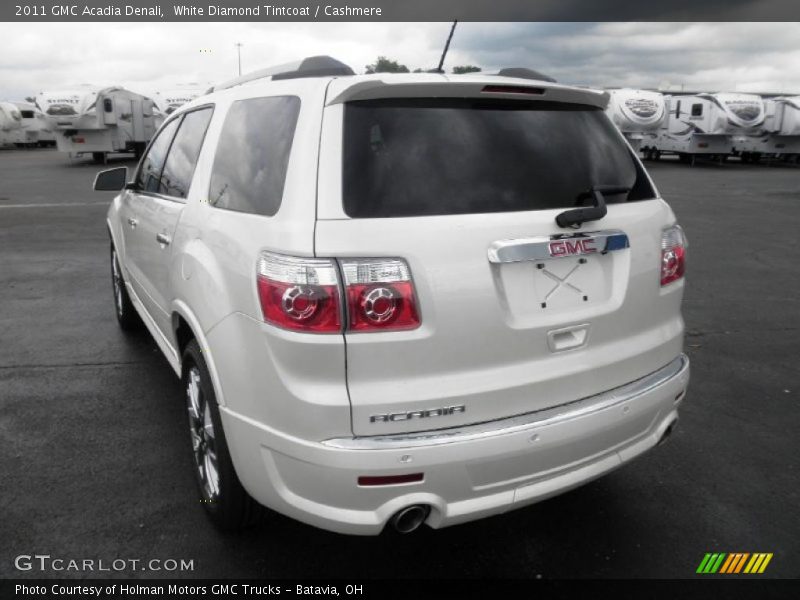 White Diamond Tintcoat / Cashmere 2011 GMC Acadia Denali