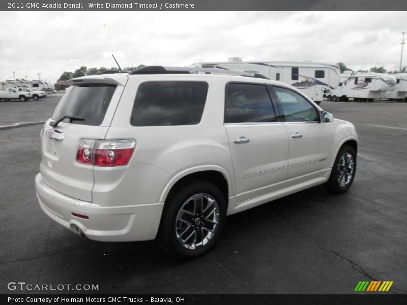 White Diamond Tintcoat / Cashmere 2011 GMC Acadia Denali