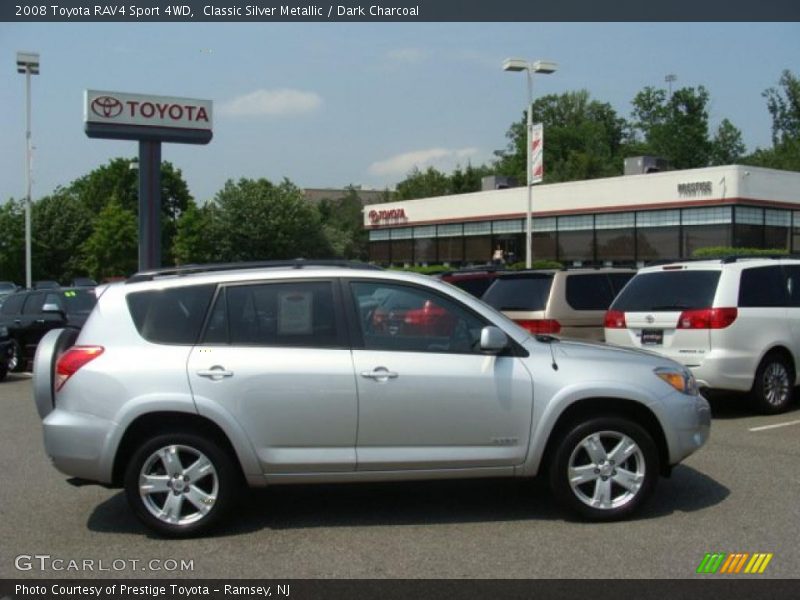 Classic Silver Metallic / Dark Charcoal 2008 Toyota RAV4 Sport 4WD