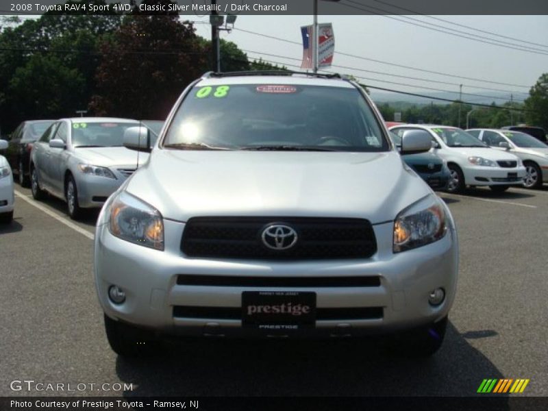 Classic Silver Metallic / Dark Charcoal 2008 Toyota RAV4 Sport 4WD