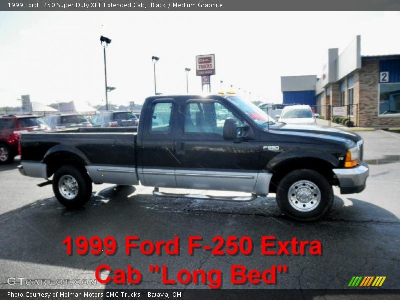 Black / Medium Graphite 1999 Ford F250 Super Duty XLT Extended Cab