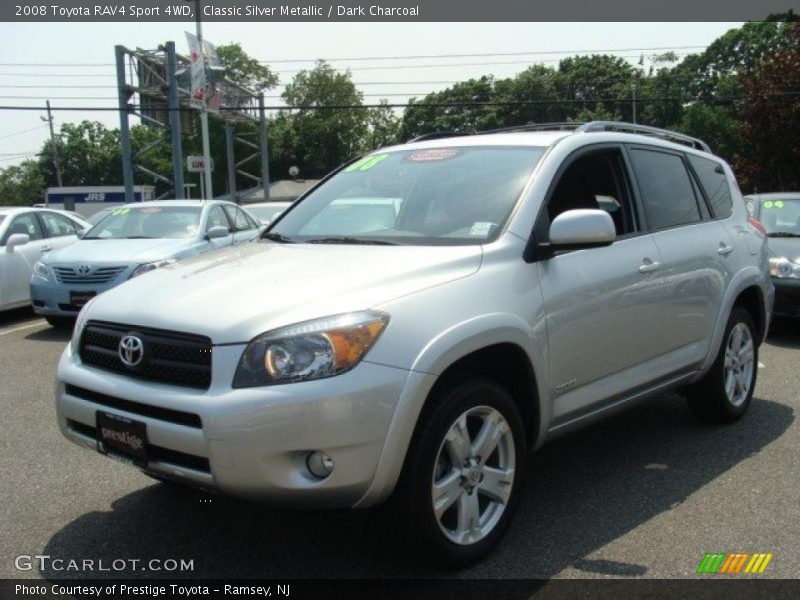 Classic Silver Metallic / Dark Charcoal 2008 Toyota RAV4 Sport 4WD