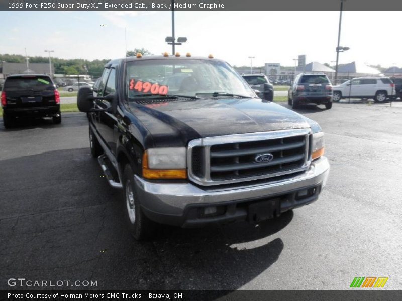 Black / Medium Graphite 1999 Ford F250 Super Duty XLT Extended Cab