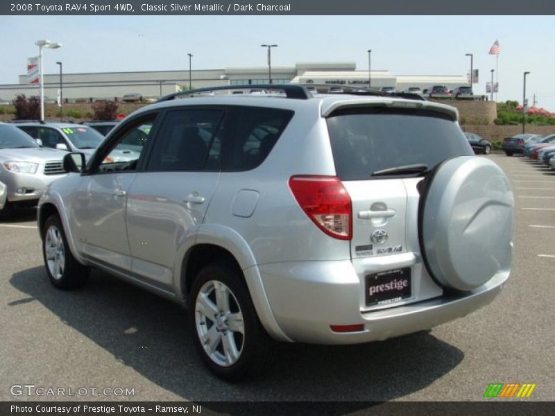 Classic Silver Metallic / Dark Charcoal 2008 Toyota RAV4 Sport 4WD