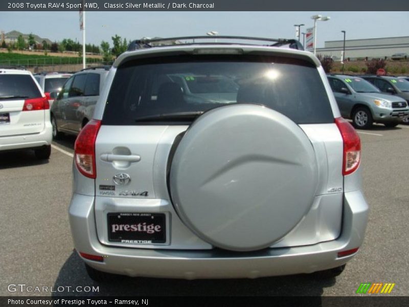 Classic Silver Metallic / Dark Charcoal 2008 Toyota RAV4 Sport 4WD