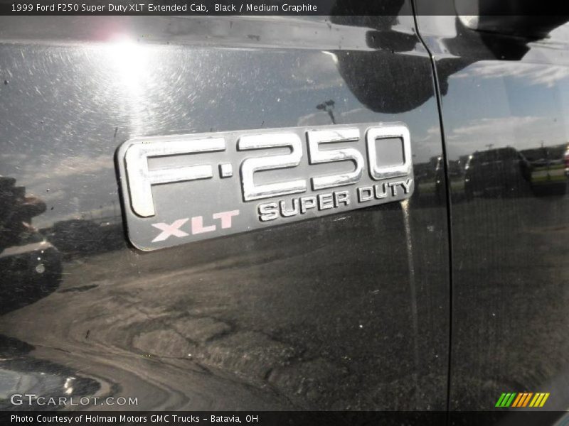 Black / Medium Graphite 1999 Ford F250 Super Duty XLT Extended Cab