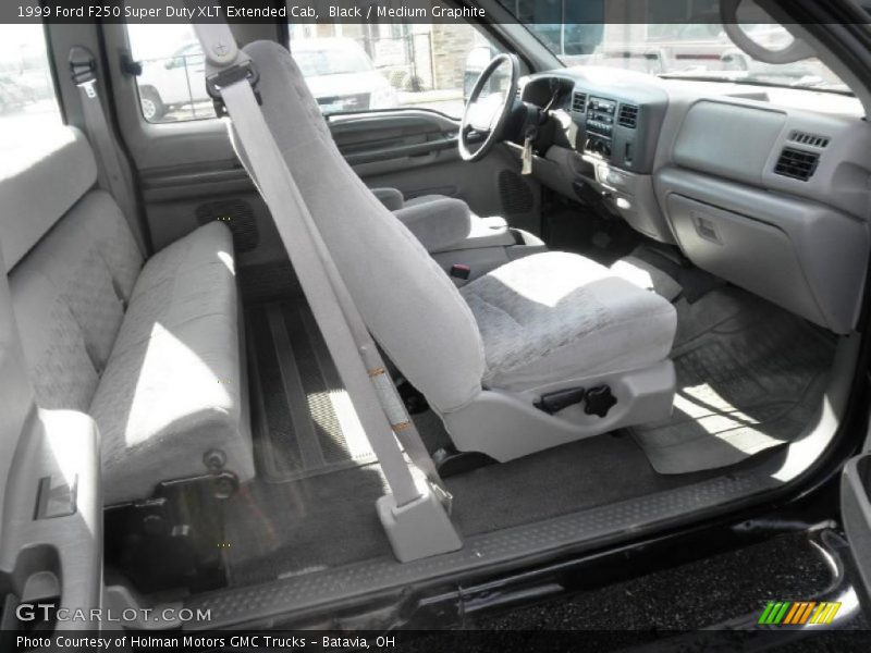 Black / Medium Graphite 1999 Ford F250 Super Duty XLT Extended Cab