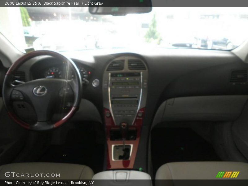 Black Sapphire Pearl / Light Gray 2008 Lexus ES 350