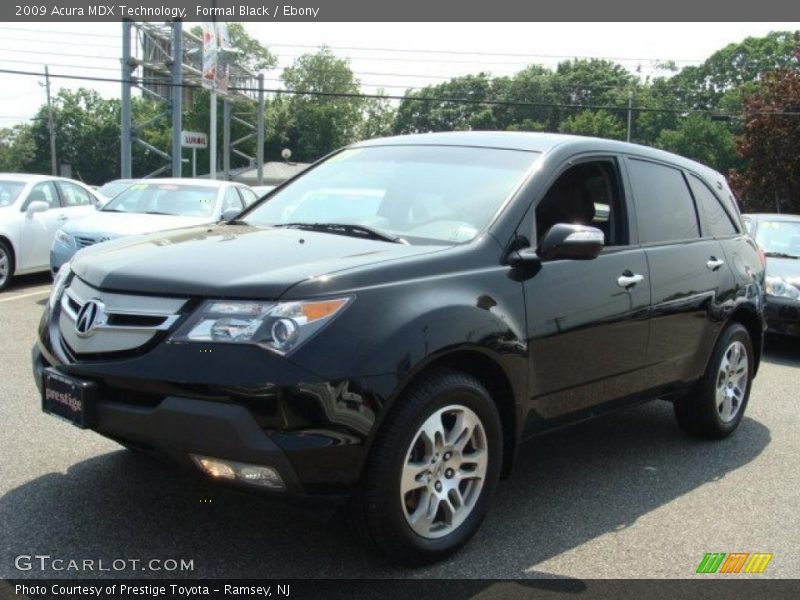 Formal Black / Ebony 2009 Acura MDX Technology
