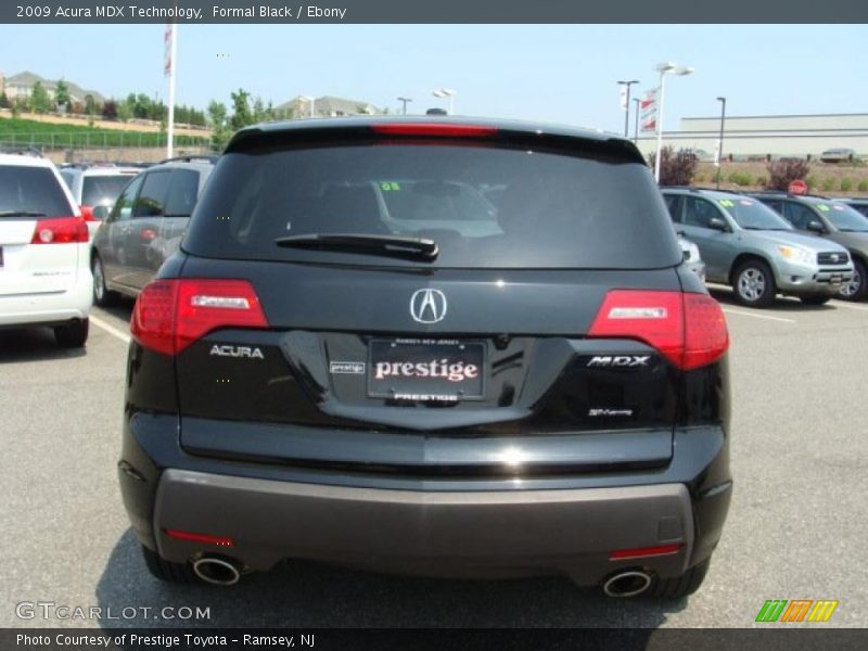 Formal Black / Ebony 2009 Acura MDX Technology