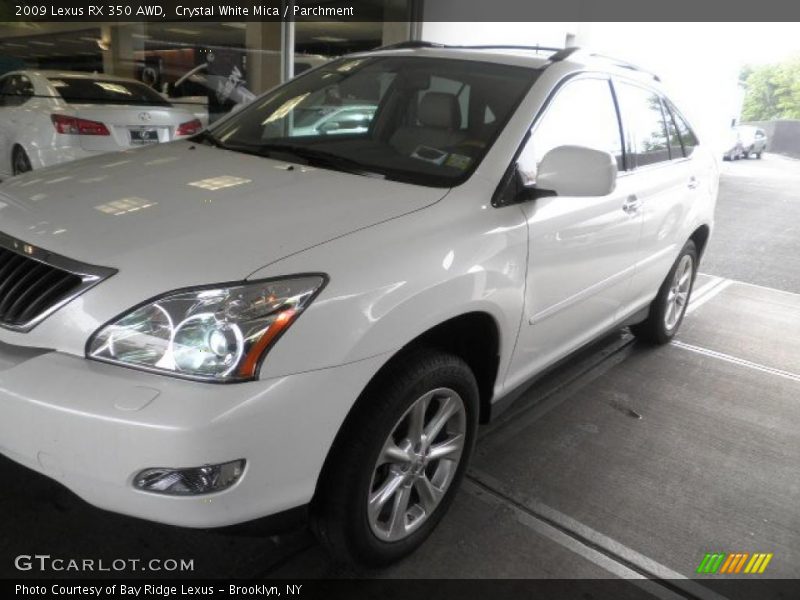 Crystal White Mica / Parchment 2009 Lexus RX 350 AWD