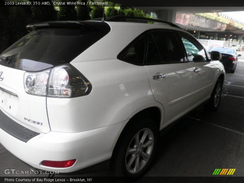 Crystal White Mica / Parchment 2009 Lexus RX 350 AWD