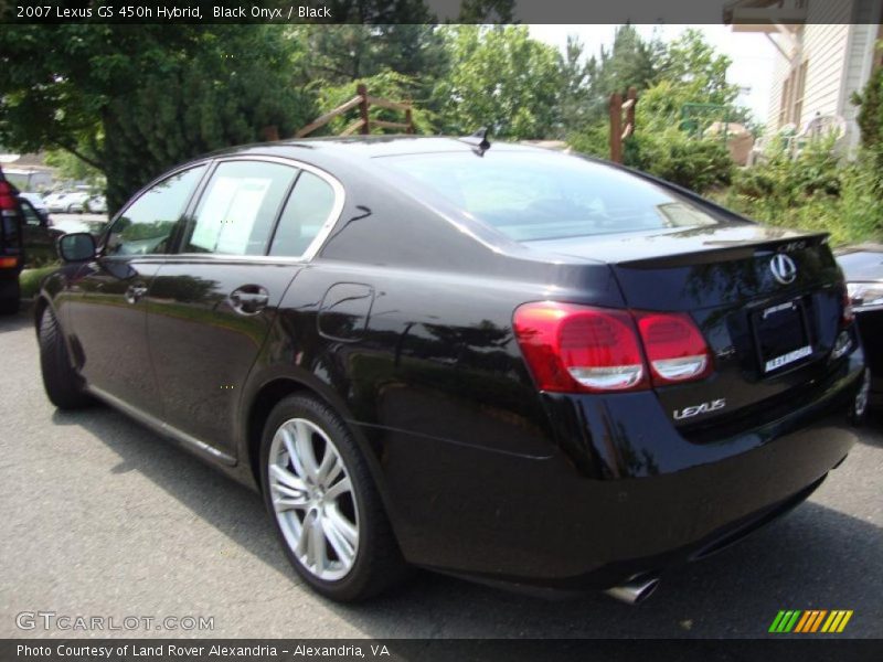 Black Onyx / Black 2007 Lexus GS 450h Hybrid