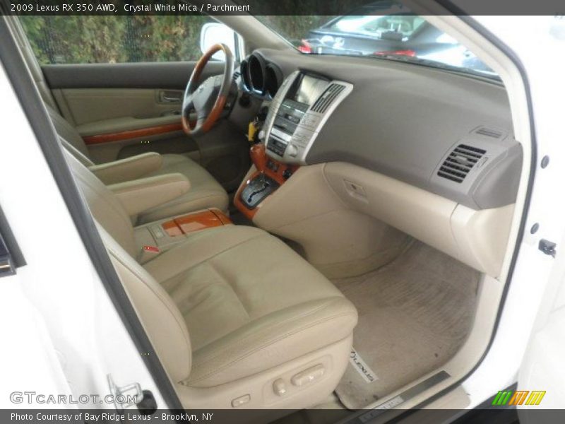 Crystal White Mica / Parchment 2009 Lexus RX 350 AWD