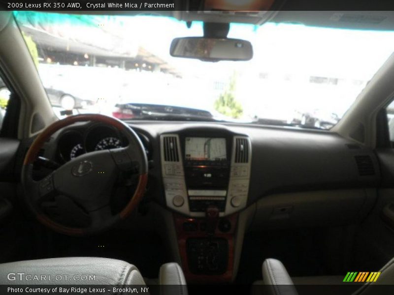 Crystal White Mica / Parchment 2009 Lexus RX 350 AWD