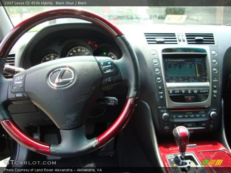 Black Onyx / Black 2007 Lexus GS 450h Hybrid