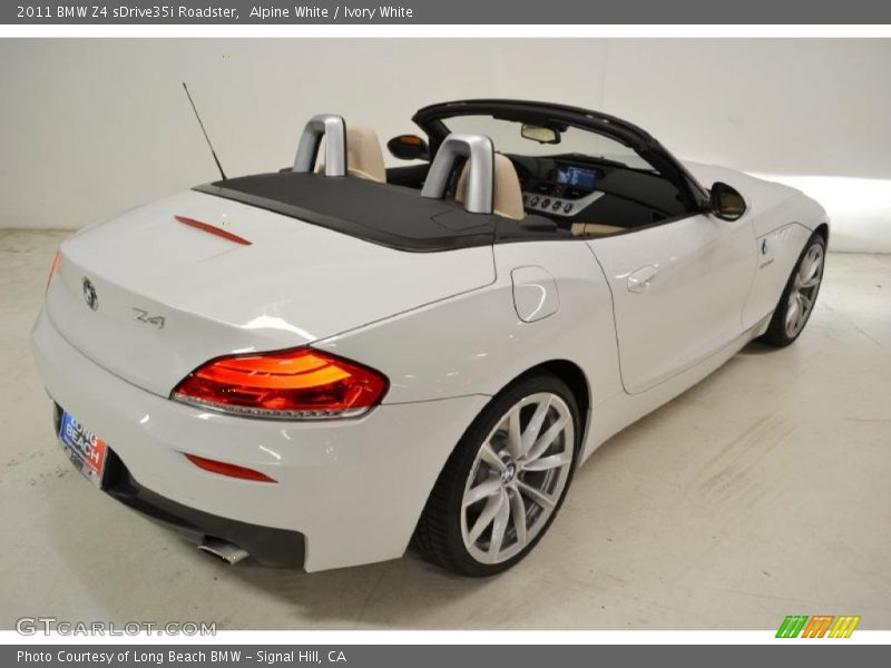 Alpine White / Ivory White 2011 BMW Z4 sDrive35i Roadster