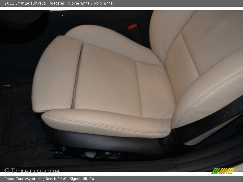 Alpine White / Ivory White 2011 BMW Z4 sDrive35i Roadster