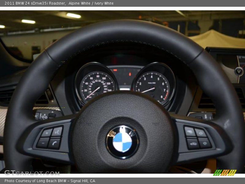 Alpine White / Ivory White 2011 BMW Z4 sDrive35i Roadster