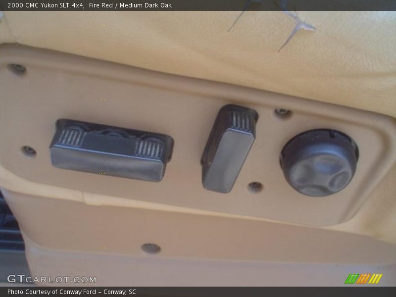 Fire Red / Medium Dark Oak 2000 GMC Yukon SLT 4x4
