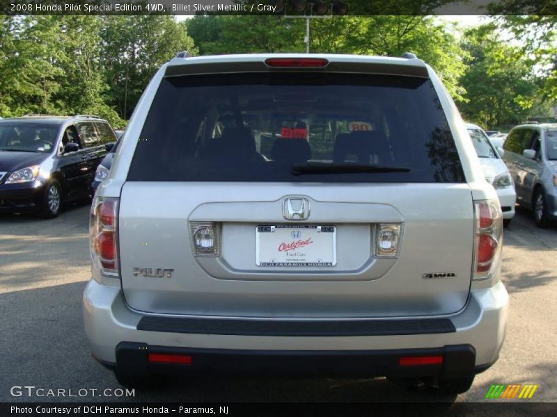 Billet Silver Metallic / Gray 2008 Honda Pilot Special Edition 4WD