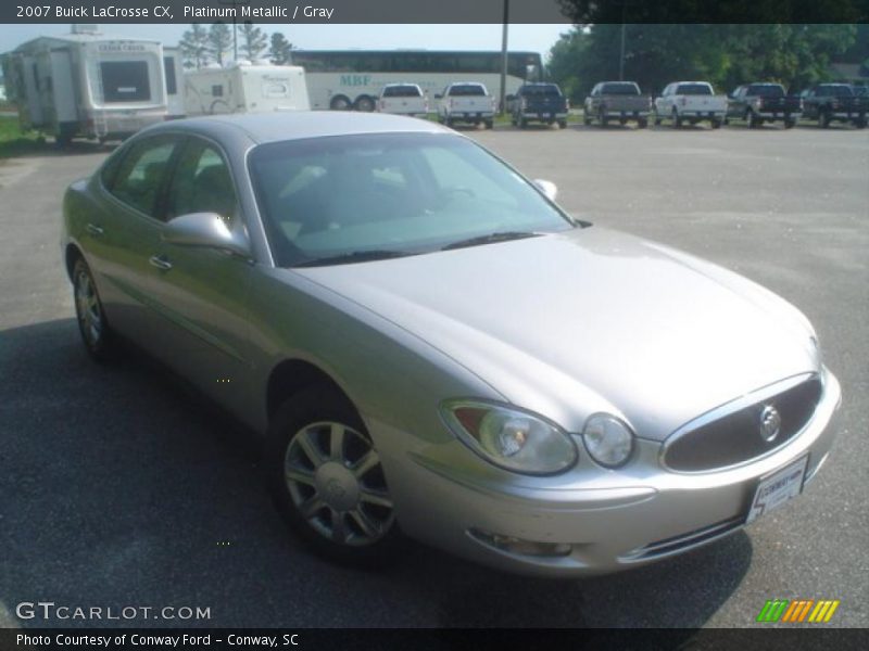 Platinum Metallic / Gray 2007 Buick LaCrosse CX