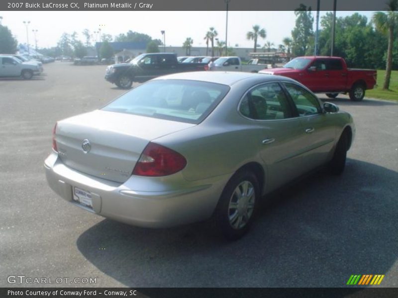 Platinum Metallic / Gray 2007 Buick LaCrosse CX