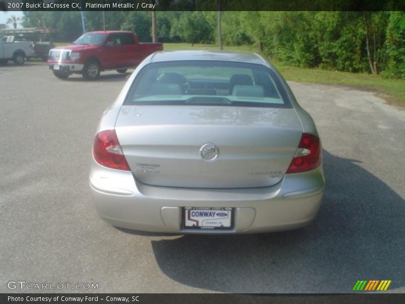 Platinum Metallic / Gray 2007 Buick LaCrosse CX