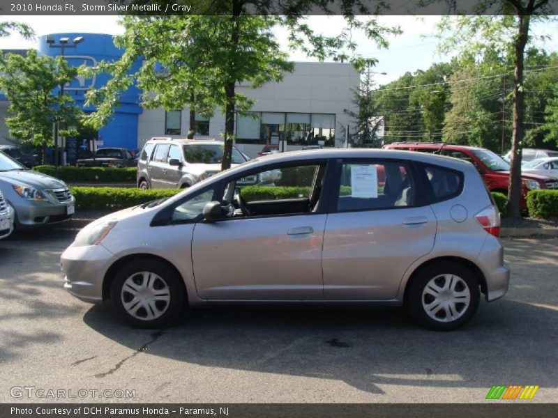 Storm Silver Metallic / Gray 2010 Honda Fit