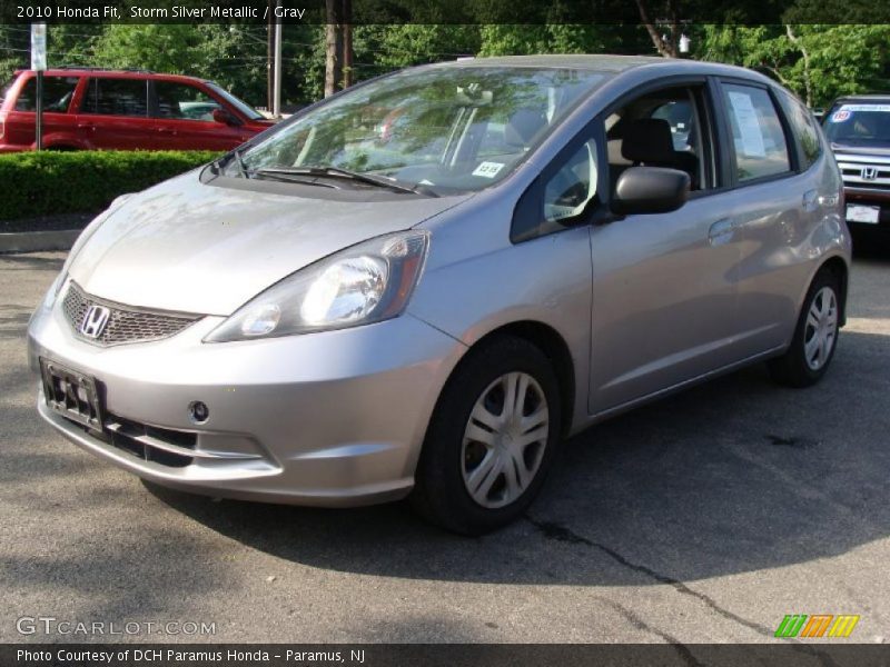 Storm Silver Metallic / Gray 2010 Honda Fit