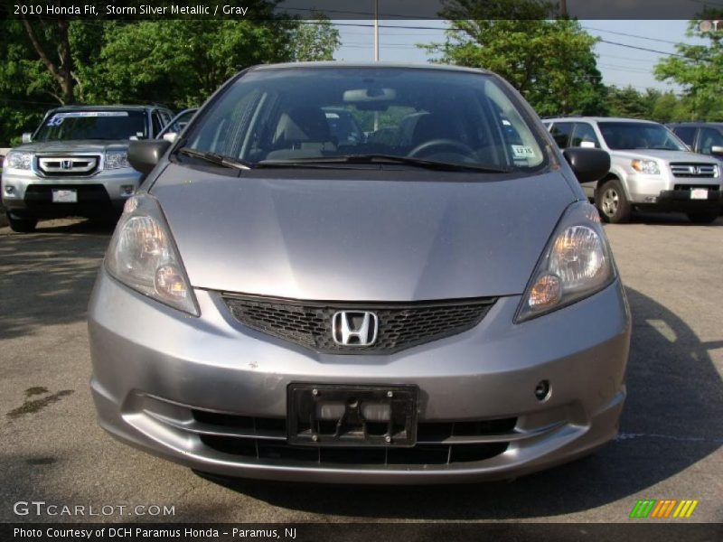 Storm Silver Metallic / Gray 2010 Honda Fit