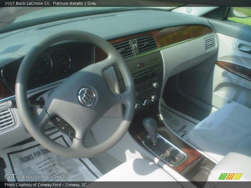 Platinum Metallic / Gray 2007 Buick LaCrosse CX