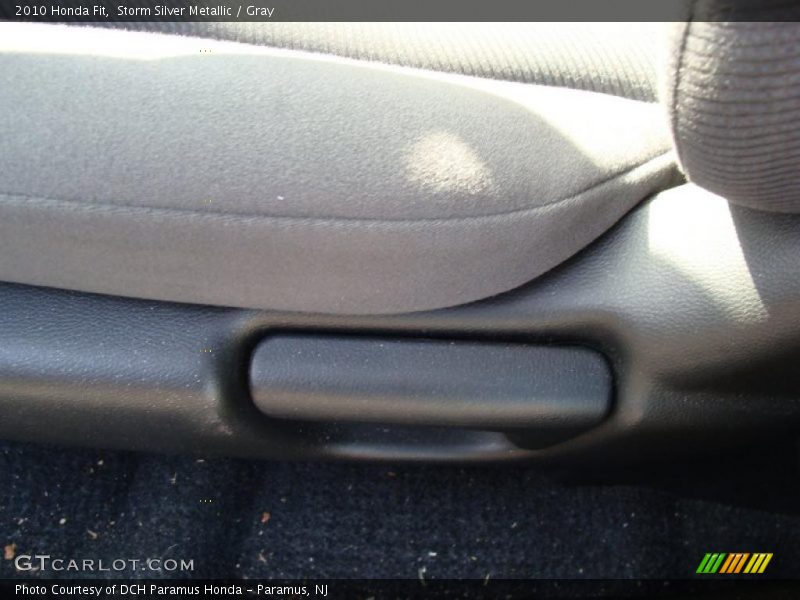 Storm Silver Metallic / Gray 2010 Honda Fit