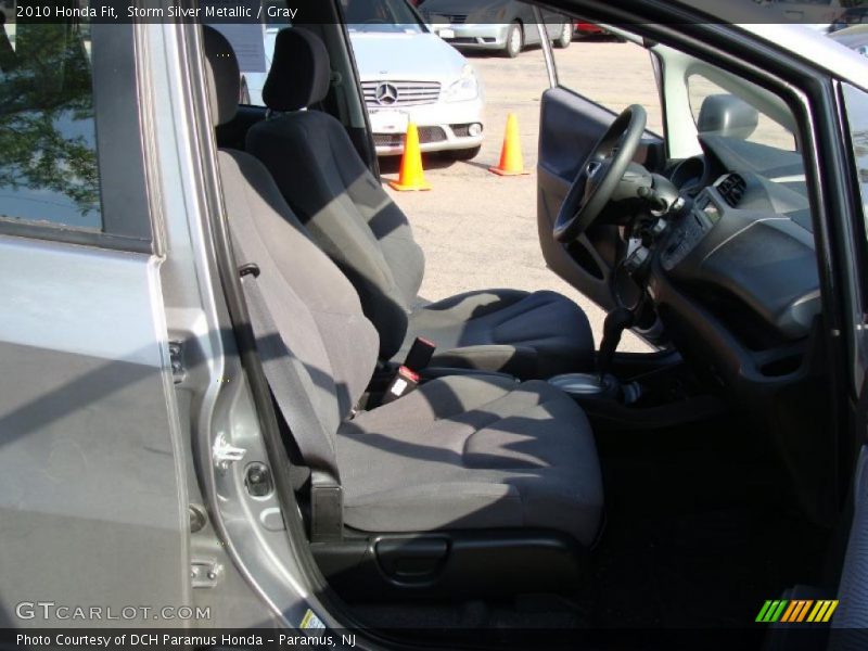 Storm Silver Metallic / Gray 2010 Honda Fit