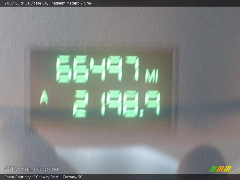 Platinum Metallic / Gray 2007 Buick LaCrosse CX