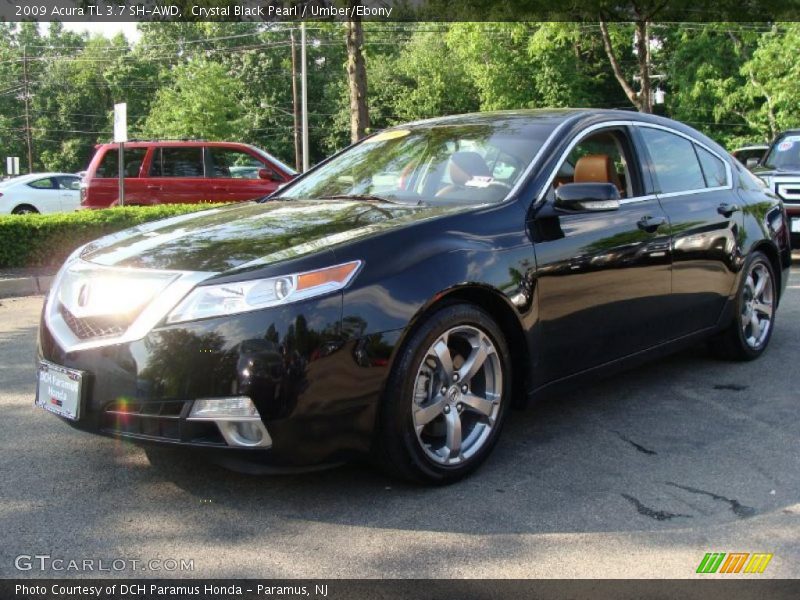 Crystal Black Pearl / Umber/Ebony 2009 Acura TL 3.7 SH-AWD