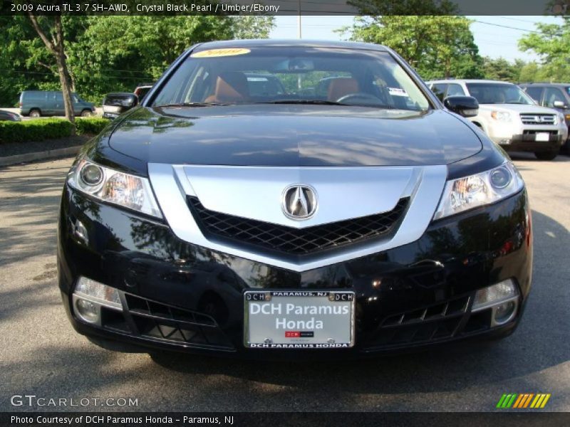 Crystal Black Pearl / Umber/Ebony 2009 Acura TL 3.7 SH-AWD