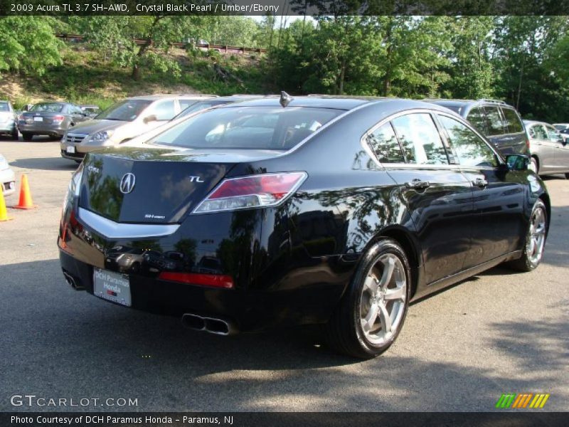Crystal Black Pearl / Umber/Ebony 2009 Acura TL 3.7 SH-AWD