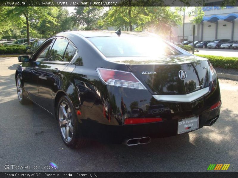 Crystal Black Pearl / Umber/Ebony 2009 Acura TL 3.7 SH-AWD