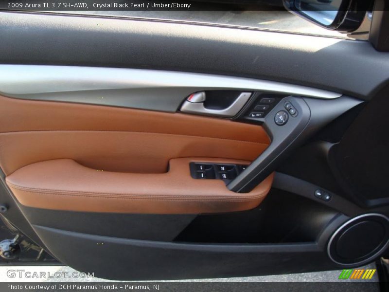Crystal Black Pearl / Umber/Ebony 2009 Acura TL 3.7 SH-AWD